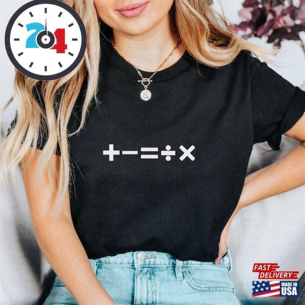 Ed Sheeran Mathematics Tour Concert Fan Graphic Unisex T-Shirt